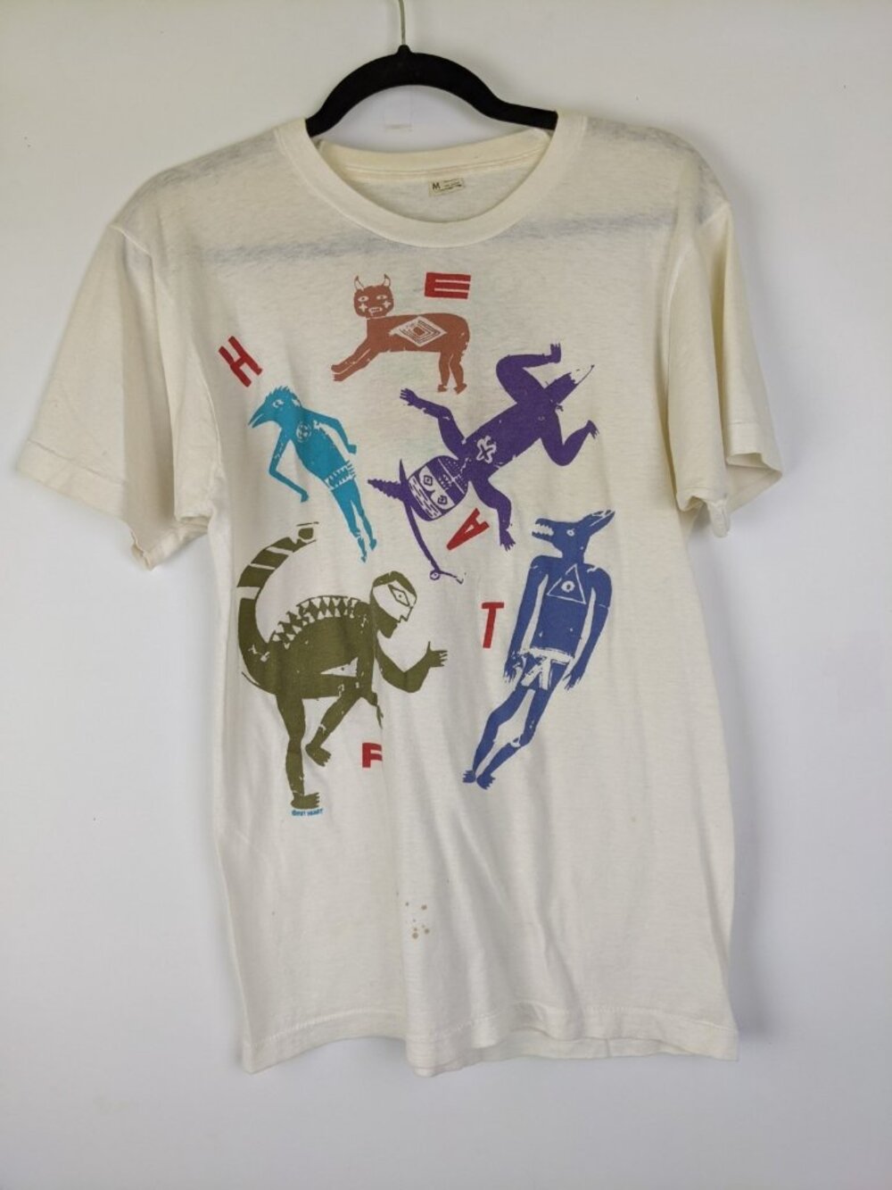 Vintage Heart 1987 Bad Animals Tour Tee T-Shirt Sun Country Westwood One Medium